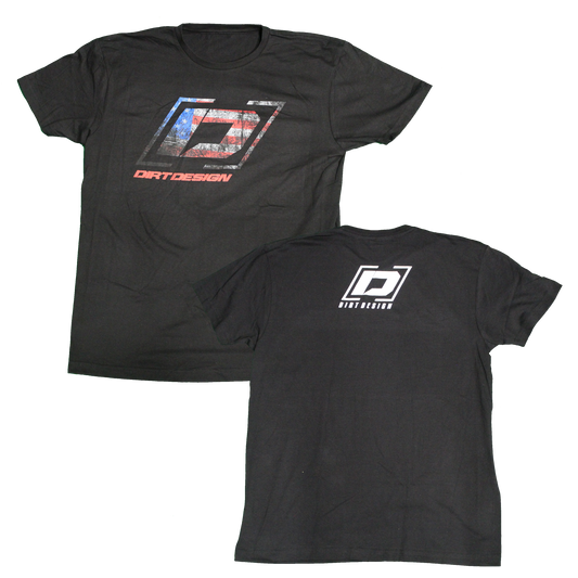 American Flag Square Logo