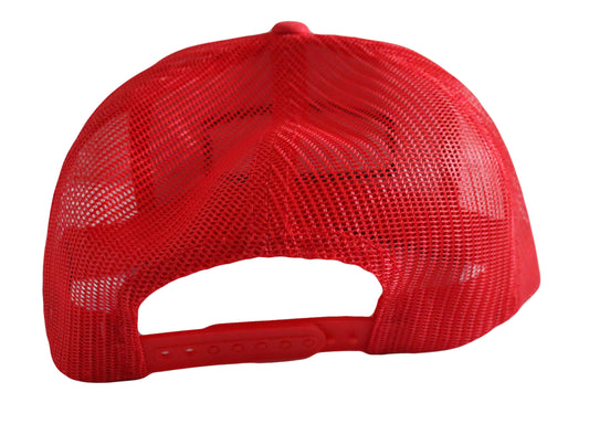 Red Logo Snapback Trucker